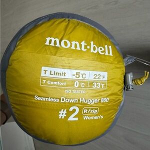 mont-bell Women's Seamless Down Hugger 800 Sleeping Bag #2